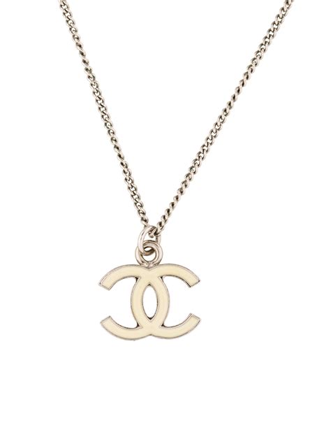 chanel monogram necklace|Chanel logo sign.